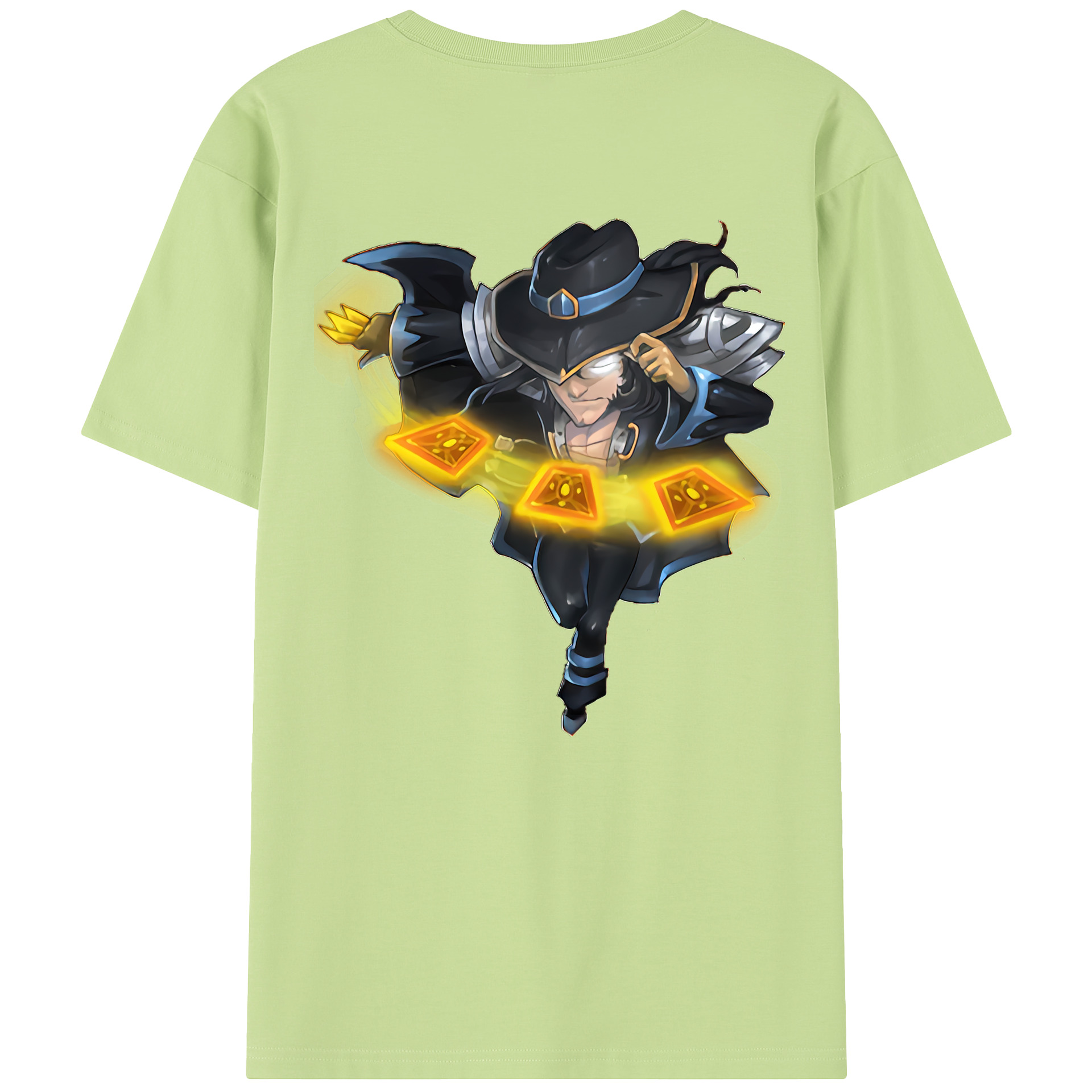 リーグ・オブ・レジェンド League of Legends LOL 綿100％半袖Tシャツ（背面プリント）